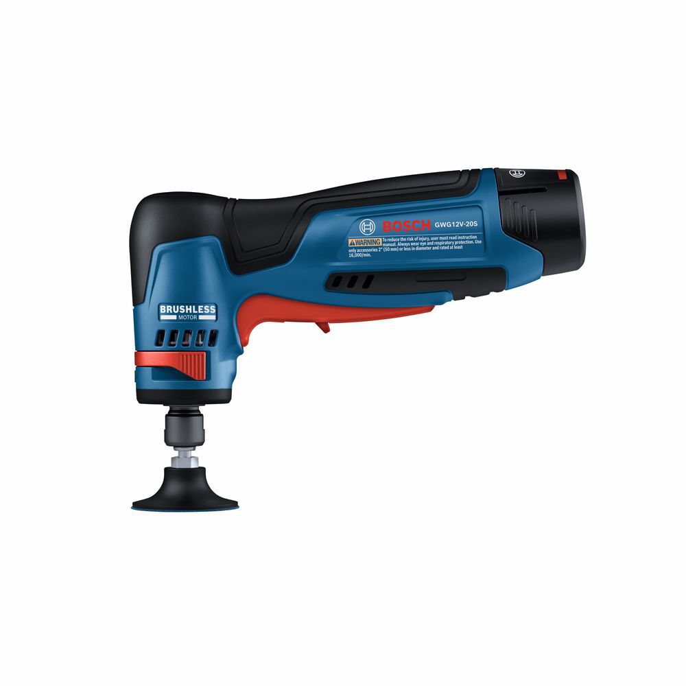 Bosch 12V Max Brushless 1/4 Inch Right Angle Die Grinder Kit with 3 Ah Battery 2pk, large image number 4