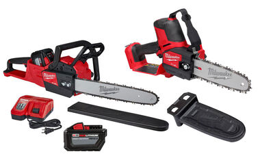 Milwaukee M18 FUEL 16 in Chainsaw & 8 in Pruning Saw Combo Kit Bundle
