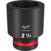 Milwaukee SHOCKWAVE Impact Duty Socket 1in Drive 2-1/4in Deep 6 Point, small image number 1