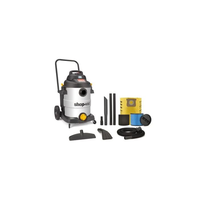 Shop Vac 12 Gallon Wet/Dry Vacuum 6.5 Peak HP Contractor Series Stainless Steel with SVX2 Motor Technology, large image number 4