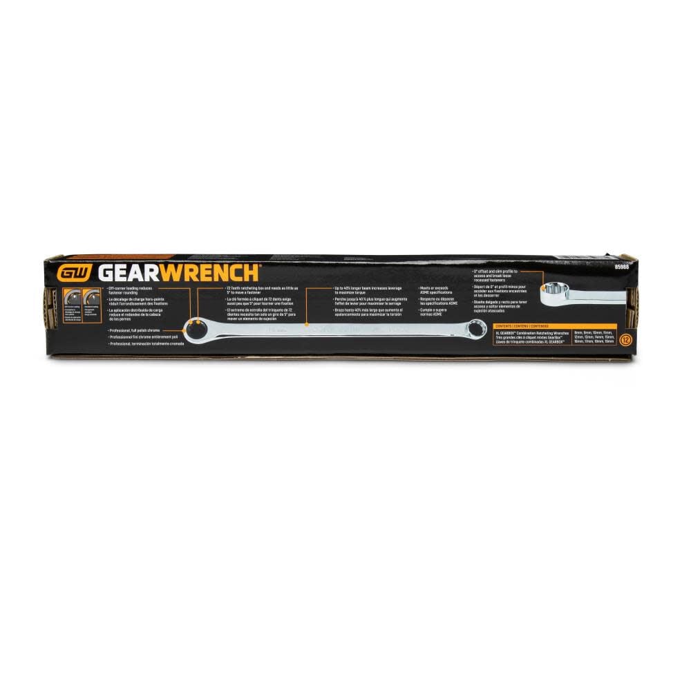 Gearwrench Double Box Ratcheting Wrench Set 12 Piece Xl Gearbox Metric 85988 Simolary simolary.com 16