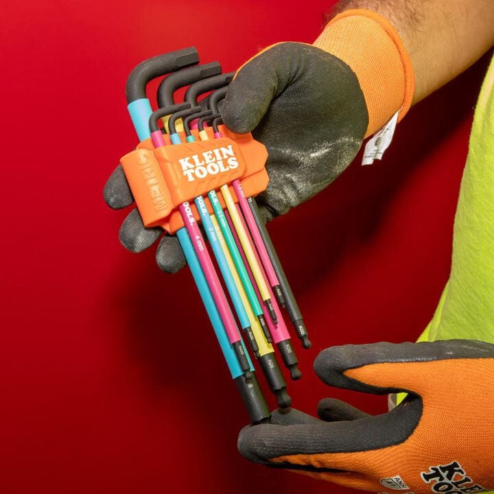 Klein Tools Metric Hex Key Set, 9 Piece, large image number 2