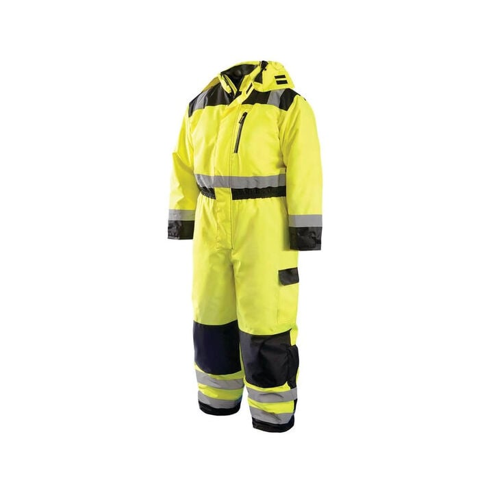 Occunomix Hi-Vis Yellow Class 3 High-Visibility Winter Coverall 4X