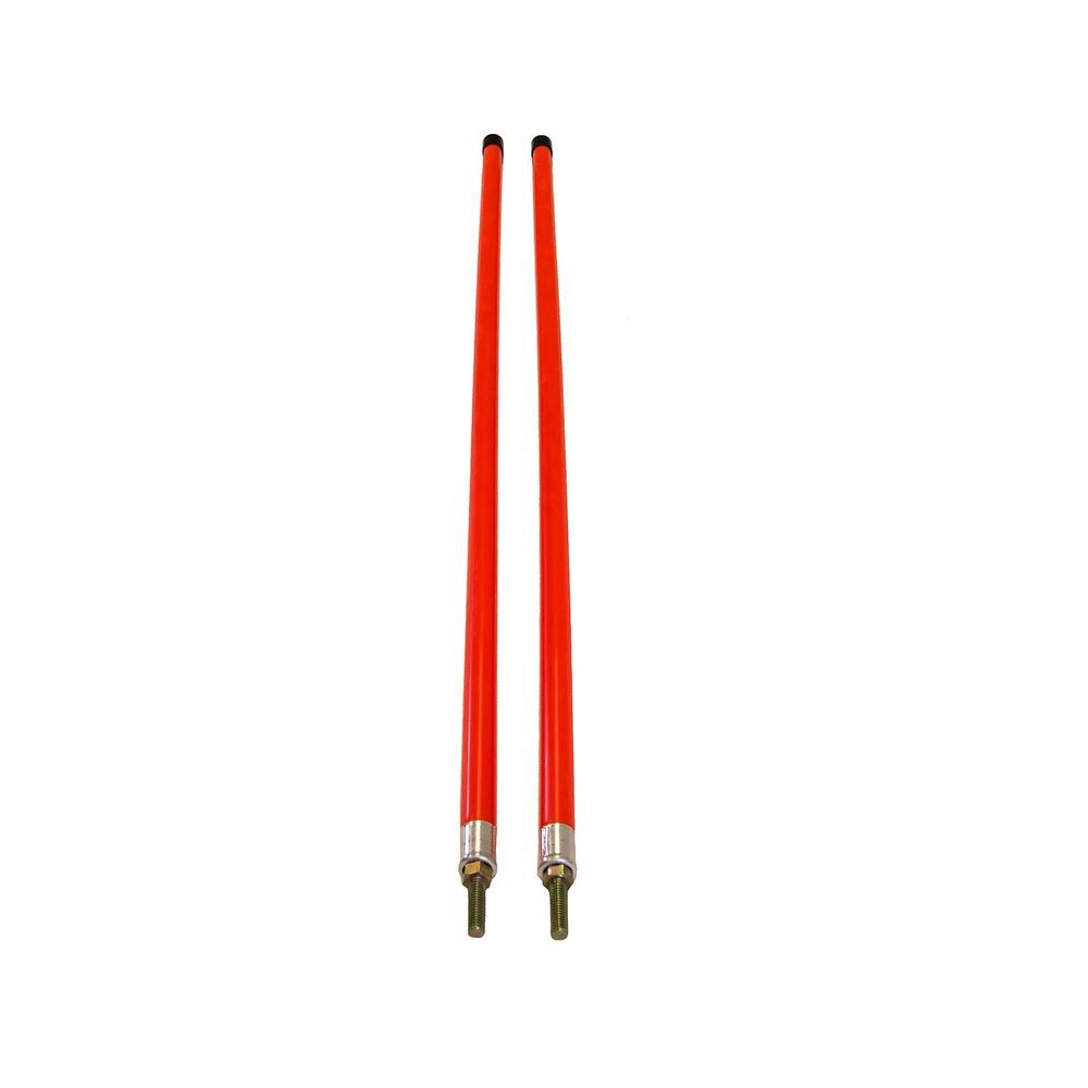 Buyers Products Company 3/4 x 36 Inch Bumper Marker Sight Rods with Hardware Fluorescent Orange, large image number 2