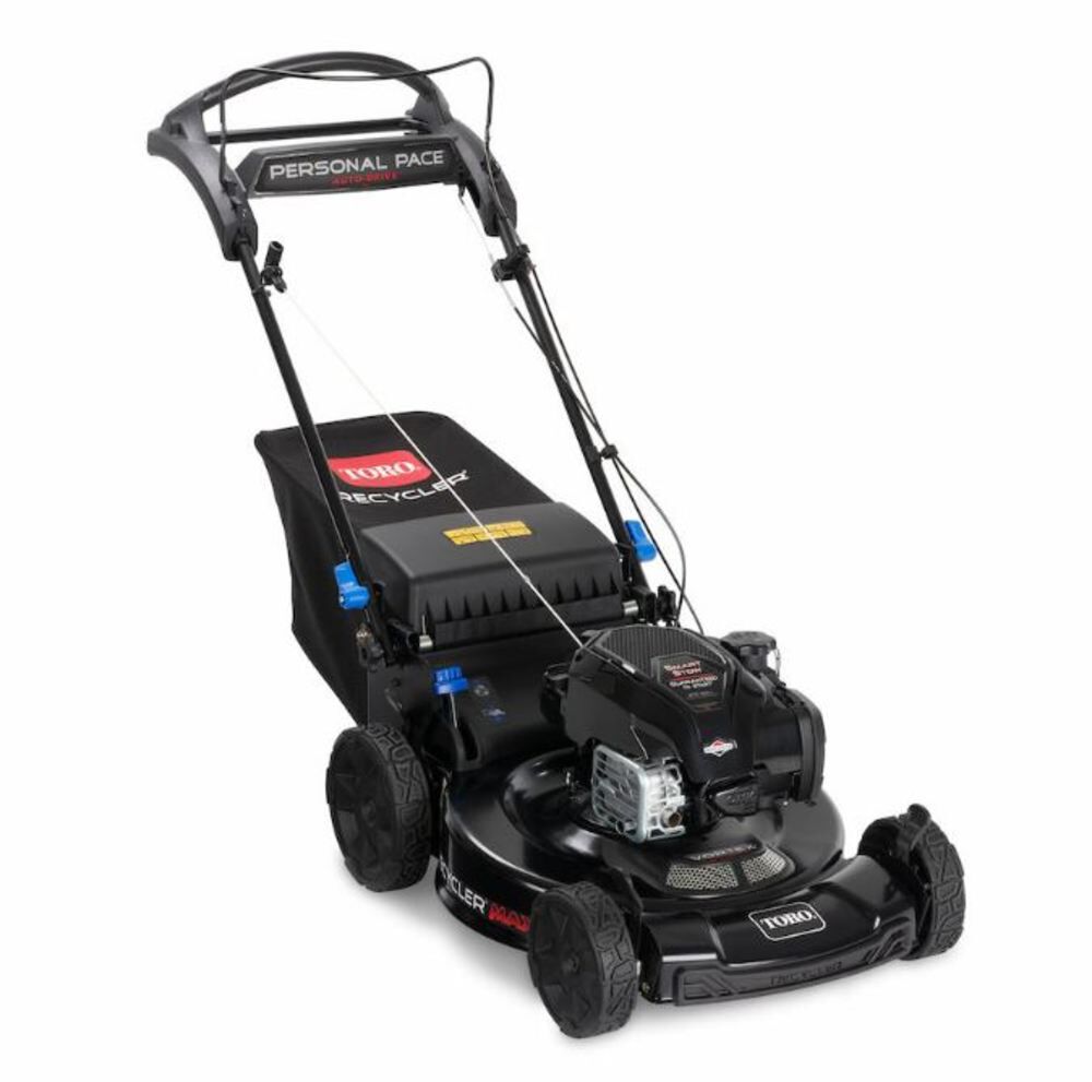 Toro 22 Inch 56 cm Recycler Max Gas Lawn Mower with Personal Pace SmartStow 21485 Acme Tools