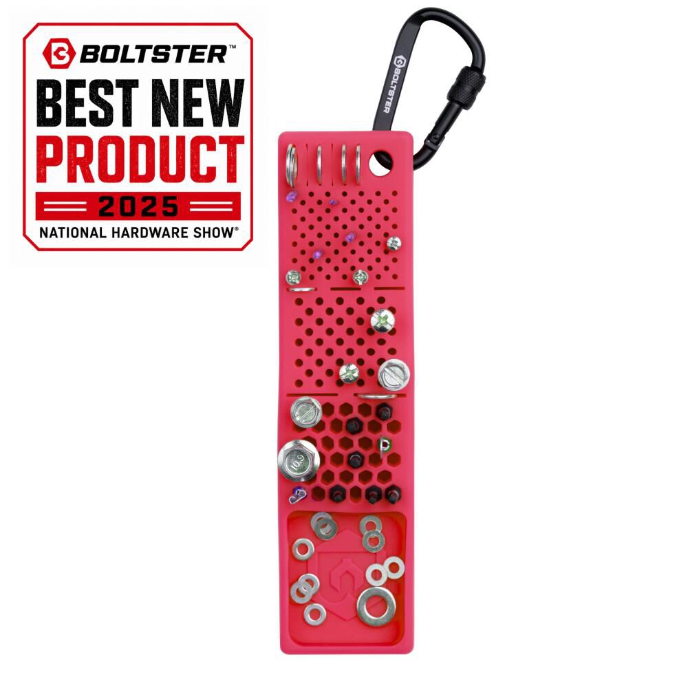Boltster Bitster 2.0 Magnetic Small Parts Organizer Red, large image number 2