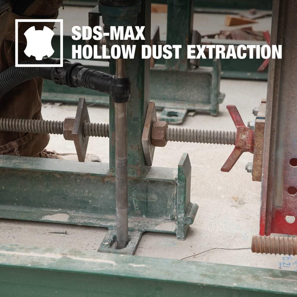 Makita 1-3/8in x 24in SDS-MAX Dust Extraction Drill Bit, large image number 4
