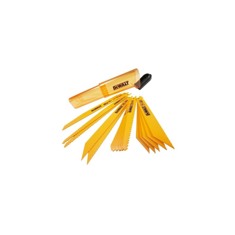 DEWALT 16 Piece Bi Metal Reciprocating Saw Blade Set with Case DW4899 Acme Tools