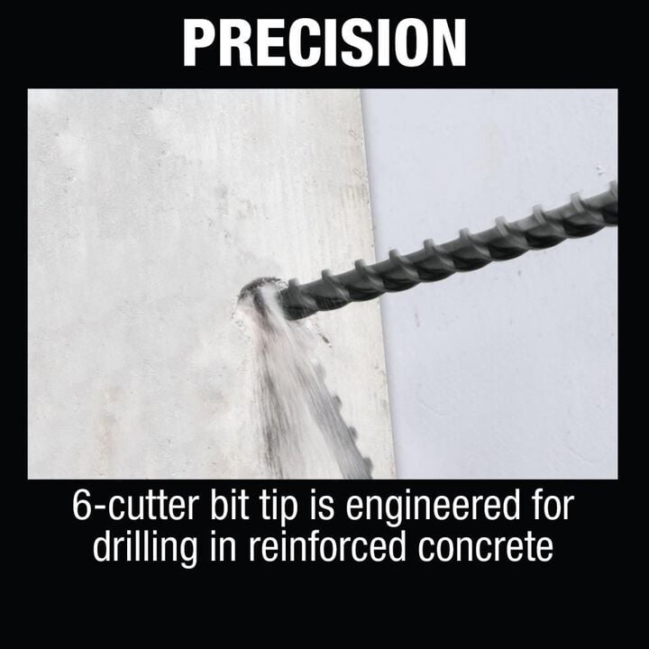 Makita Spline Bit 6-Cutter, 1-1/8 Inch x 16 Inch, large image number 5