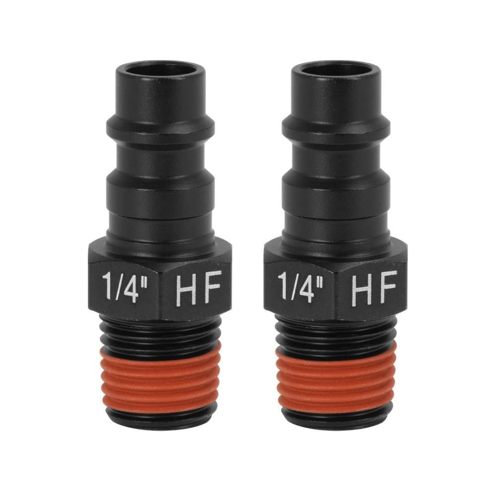DEWALT 1/4 Inch MNPT High Flow Plug, 2 Pack, large image number 1