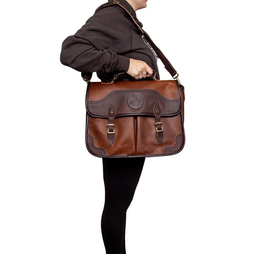Duluth Pack 15 Liter Capacity Brown Trim Bison Leather Executive