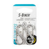 Nite Ize S-Biner Dual Carabiner Stainless Steel #1 Stainless 2 Pieces, small image number 1