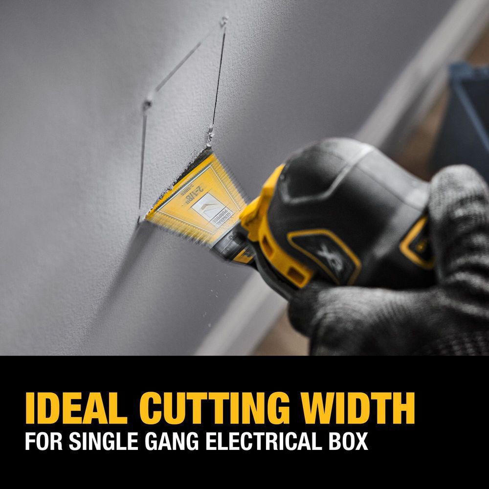 DEWALT 2 1/8 Inch General Purpose 3-Sided Oscillating Blade 1 Pack, large image number 3