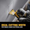 DEWALT 2 1/8 Inch General Purpose 3-Sided Oscillating Blade 1 Pack, small image number 3