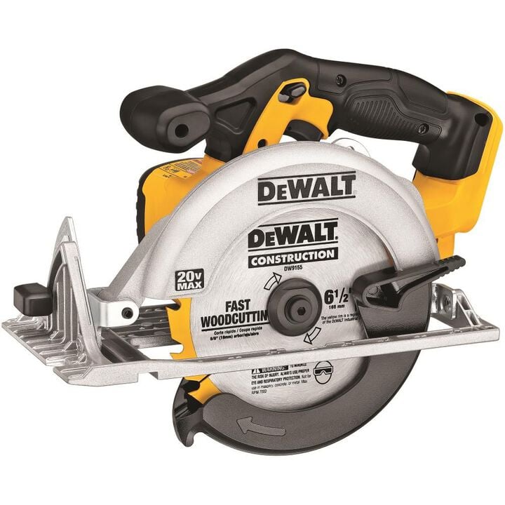 DEWALT 20V Max 6 1/2in Circular Saw with Brake & Magnesium Shoe (Bare Tool), large image number 6