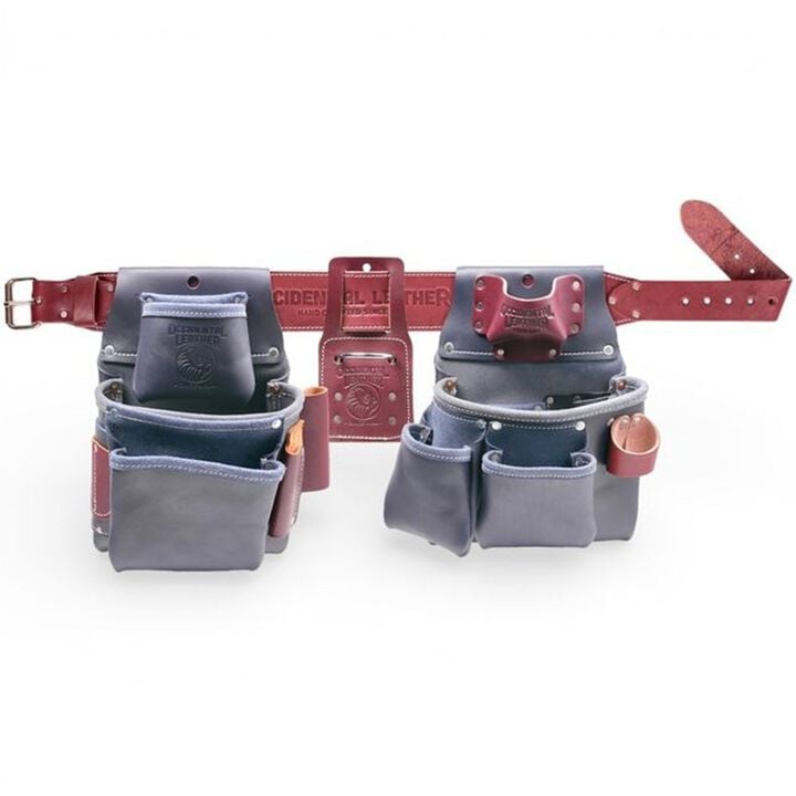 Occidental Leather Limited Edition Old Glory Pro Framer Tool Belt Set with Double Outer Bag