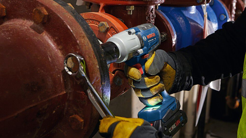 Bosch 18V 1/2-Inch Impact Wrench Kit with Friction Ring Reconditioned, large image number 8