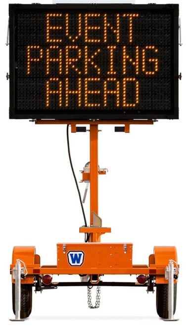 Wanco Metro Matrix Display with Hand Operated Winch - Large
