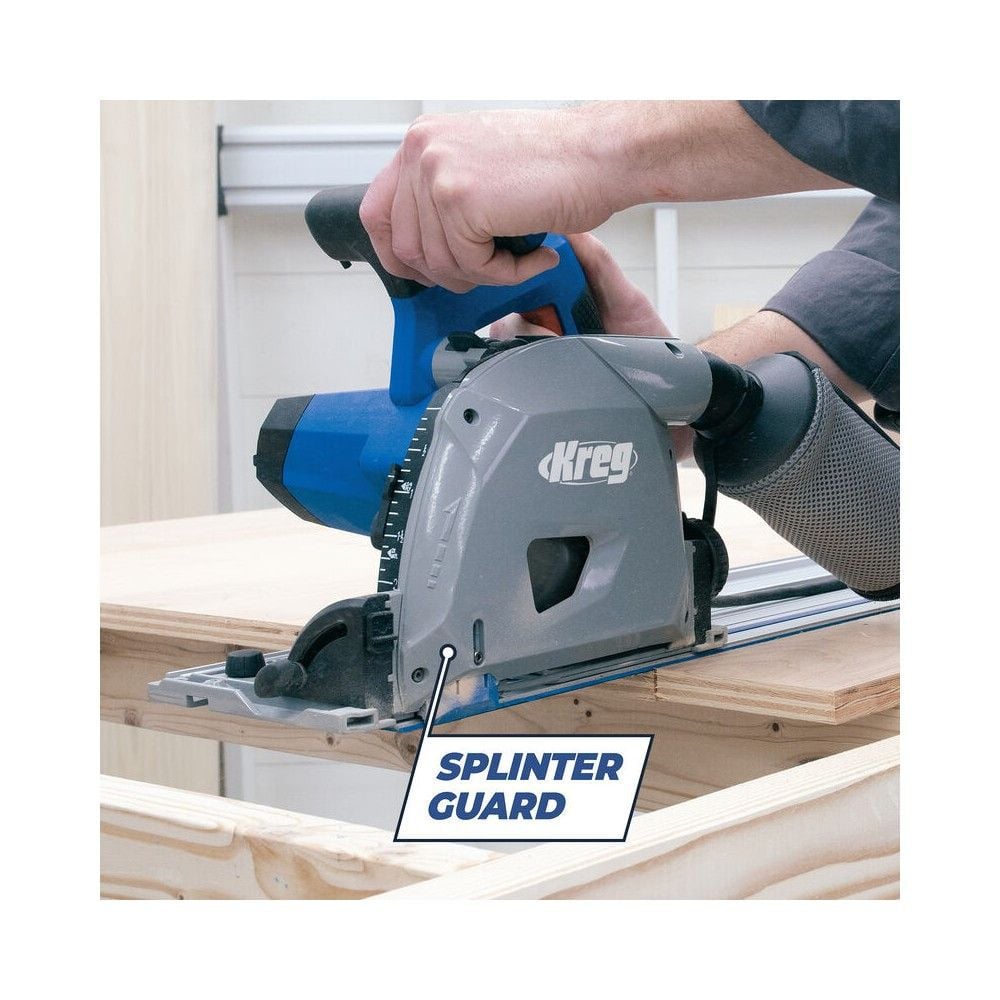 Kreg 120V 48T Blade Adaptive Cutting System Plunge-Cut Track Saw, large image number 4