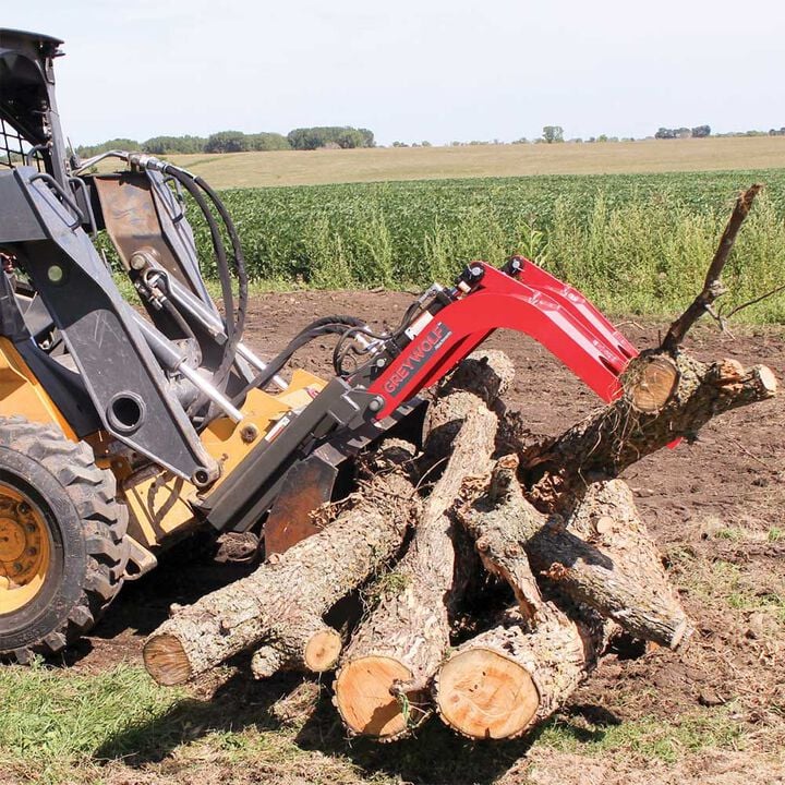 GreyWolf Attachments Double Grapple Skid Steer Attachment, large image number 12