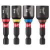 Milwaukee SHOCKWAVE Impact Duty 1-7/8inch Magnetic Nut Driver Set 4PC, small image number 1