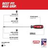 Milwaukee 3/16inch Cabinet 8inch Cushion Grip Screwdriver (USA), small image number 3