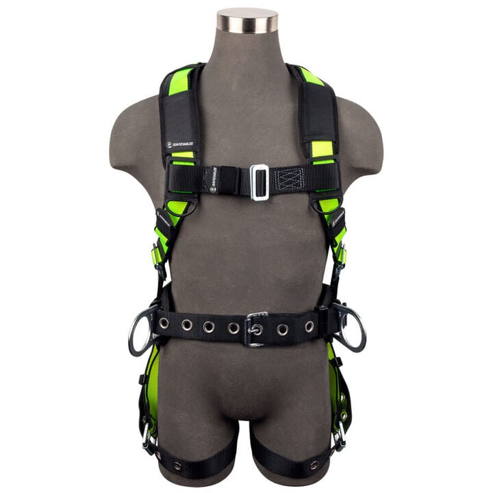 Safewaze PRO Construction Harness: 3D, MB Chest, TB Legs, large image number 0