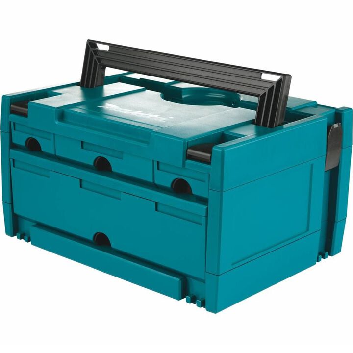 Makita MAKPAC 4 Drawer Interlocking Case 8 1/2in x 15 1/2in x 11 5/8in