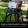 Ninja Woodfire Top and Metal Legs Adjustable Outdoor Grill Stand Black, small image number 3