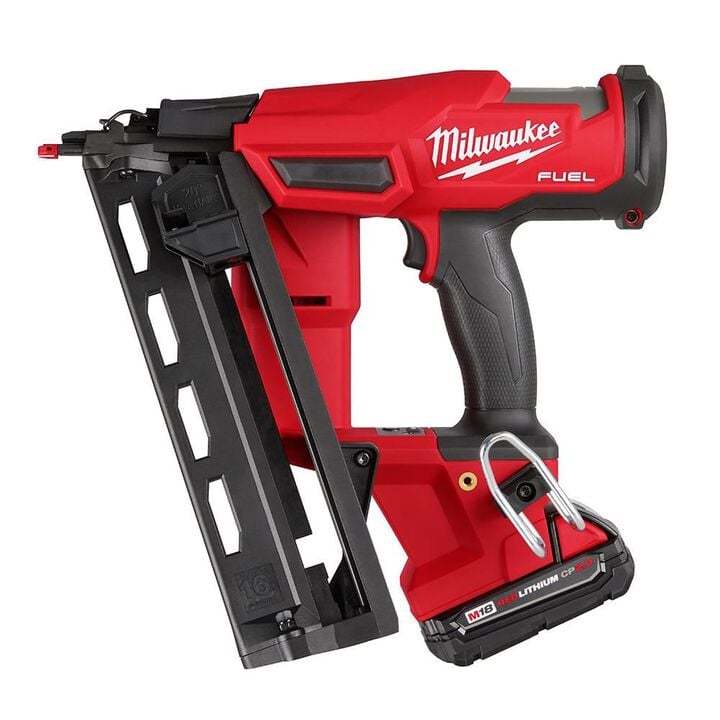 Milwaukee M18 FUEL 16 Gauge Angled Finish Nailer Kit, large image number 14