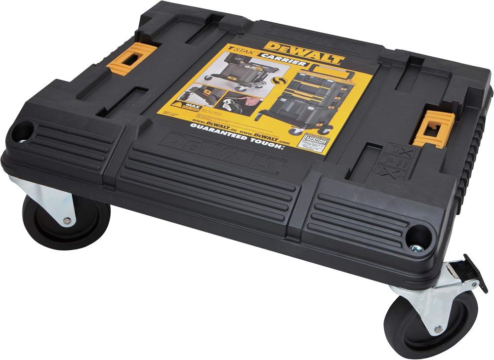DEWALT TSTAKIII Single Deep Drawer & TSTAK 4 HeavyDuty Wheel Cart Bundle, large image number 9