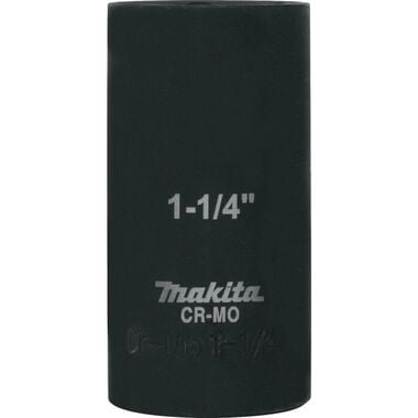 Makita 1-1/4 Inch Deep Well Impact Socket 1/2 Inch Drive, large image number 0