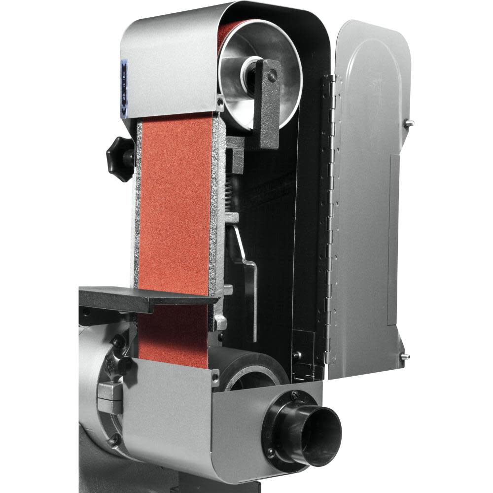 JET 8 Inch Variable Speed Industrial Grinder and 4 x 36 Belt