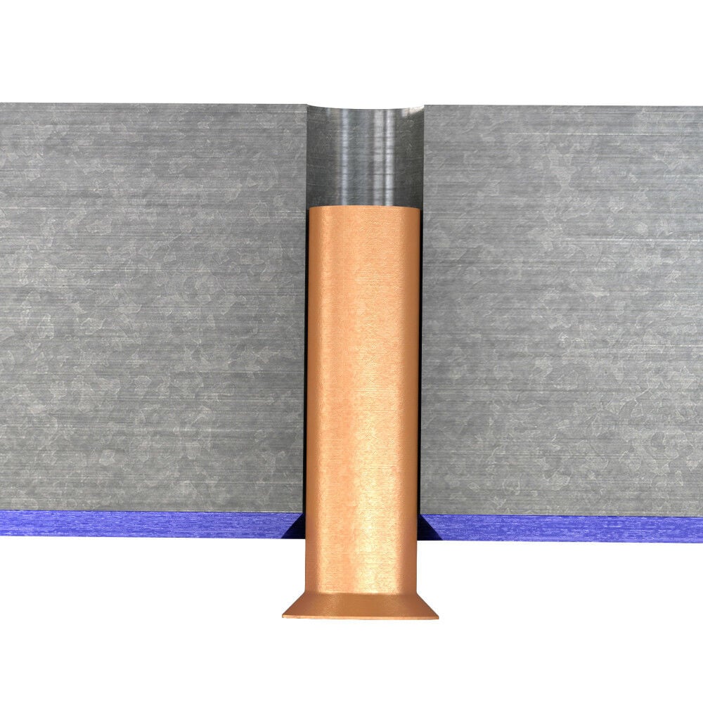 Bon Tool Finish Trowel Square Blue Steel 18 Inch x 5 Inch with Comfort Grip Handle, large image number 4