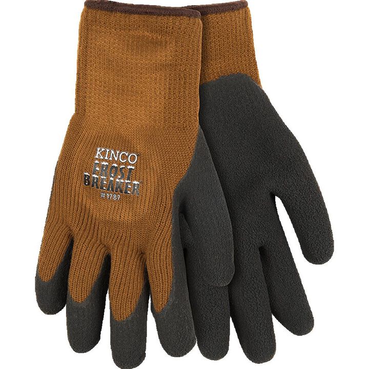 Kinco Frost Breaker Men's Brown Latex Foam Form Thermal Gloves XL