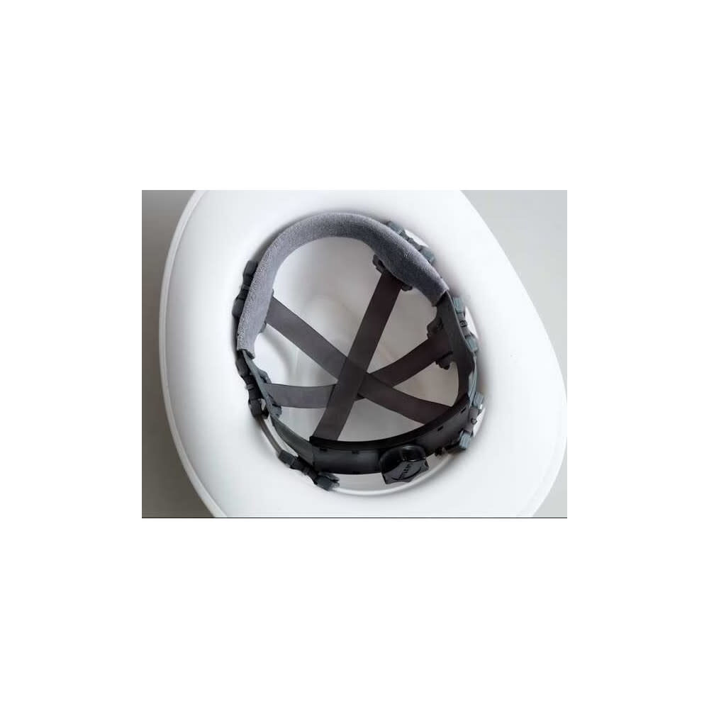 Occunomix Hard Hat White Vulcan Cowboy Style One Size Fits