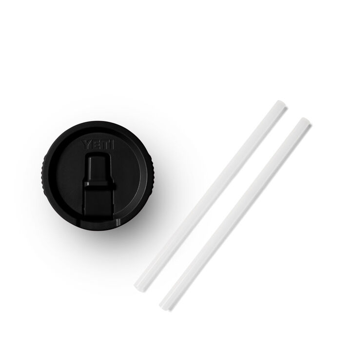 YETI Rambler 20 Oz Travel Mug Straw Lid Black