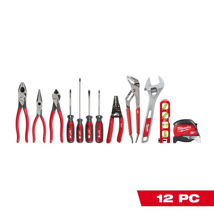 Milwaukee Electrical Hand Tool Set, 12 Pieces, large image number 13