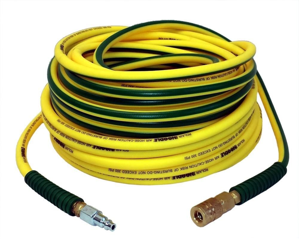 Rolair 3/8 In. x 100 Ft. Noodle Air Compressor Hose (incl. 1/4in coupler/plug), large image number 1