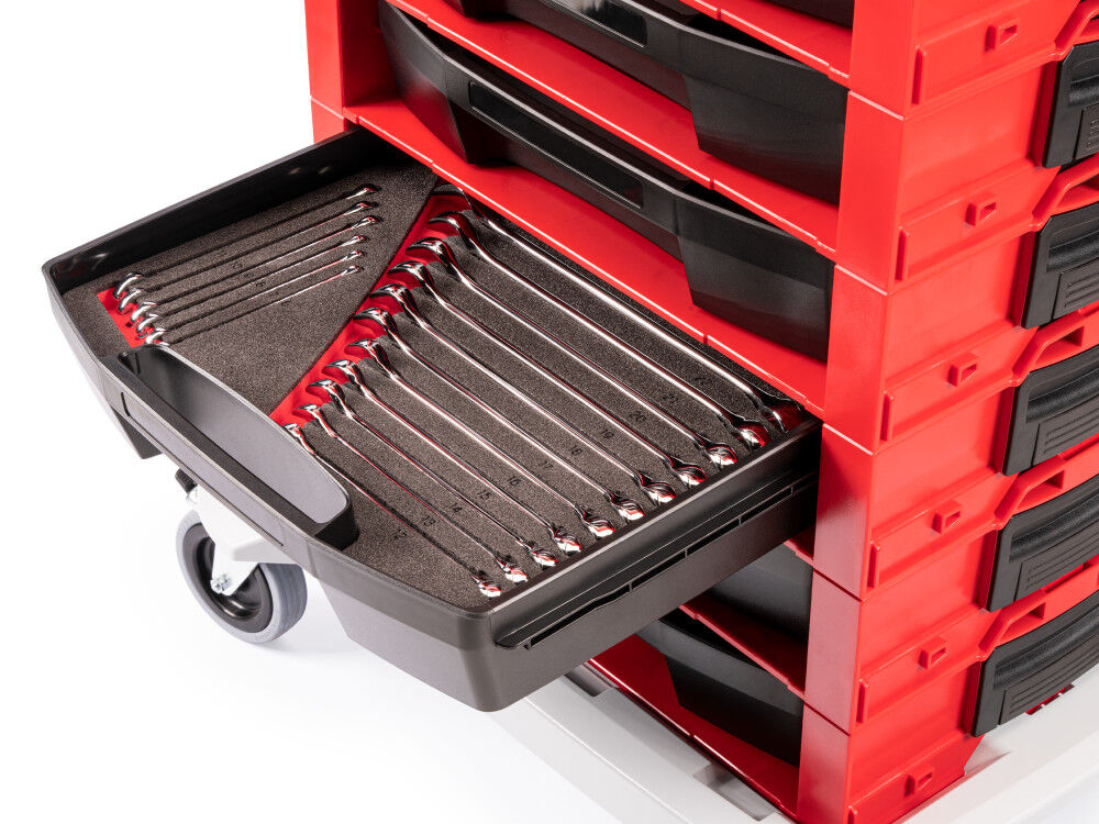 Tekton Combination Wrench Set with Drawer and Rack, 19 Piece (6-24 mm), large image number 6