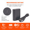 Ergodyne Black N-Ferno 6495B Portable Battery Power Bank with USB-C Cord, small image number 3
