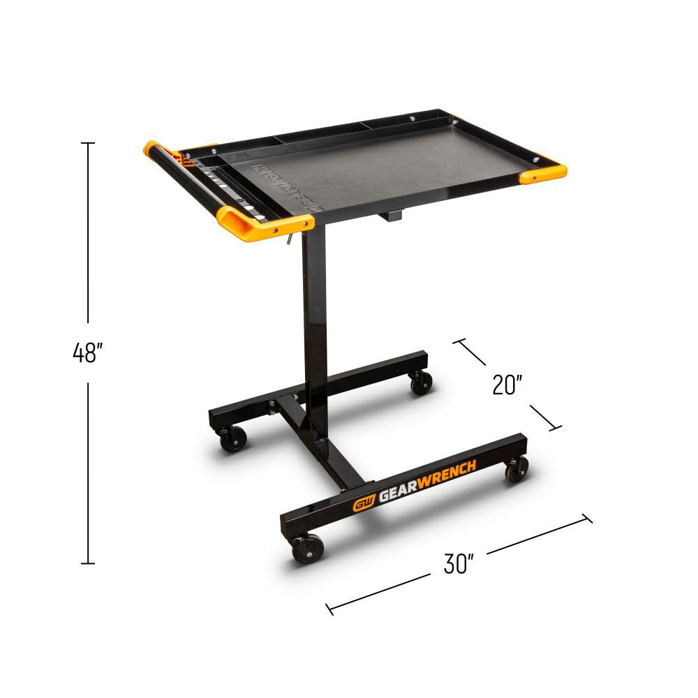 GEARWRENCH Adjustable Height Mobile Work Table 35in to 48in 83166