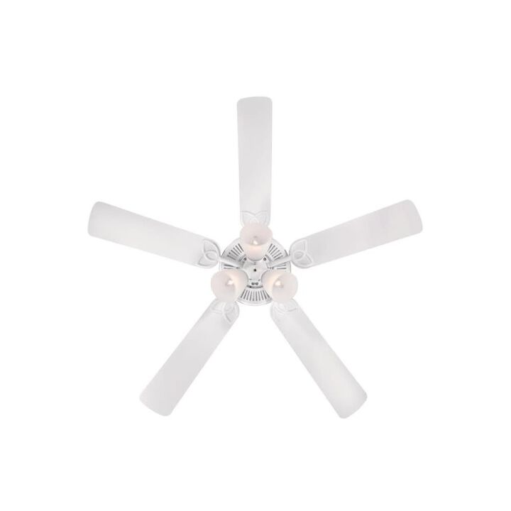 Westinghouse 52in Vintage White LED Indoor Ceiling Fan, large image number 1