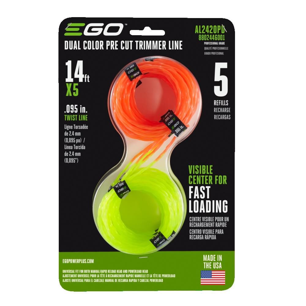 EGO POWER+ Dual Color Pre-Cut Trimmer Line, large image number 1