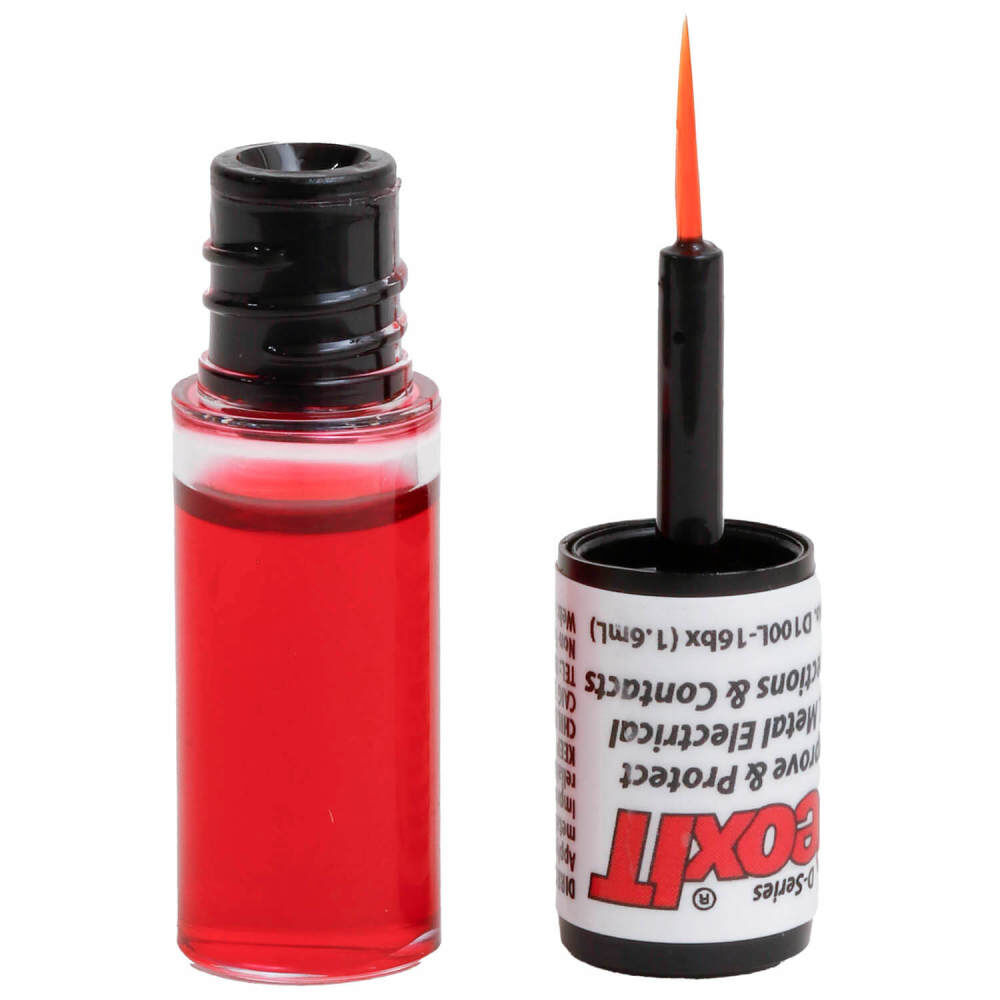 DeoxIT D-Series D100L Electrical Contact Cleaner 1.6mL 100% Solution Mini-Brush, large image number 1