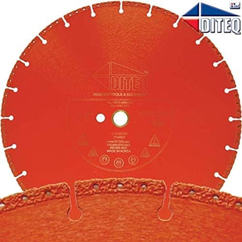 Diteq D-23 Rescue 16 Inch Premium Segmented Rim Diamond Blade for Metal and Ductile Iron Pipe, large image number 2