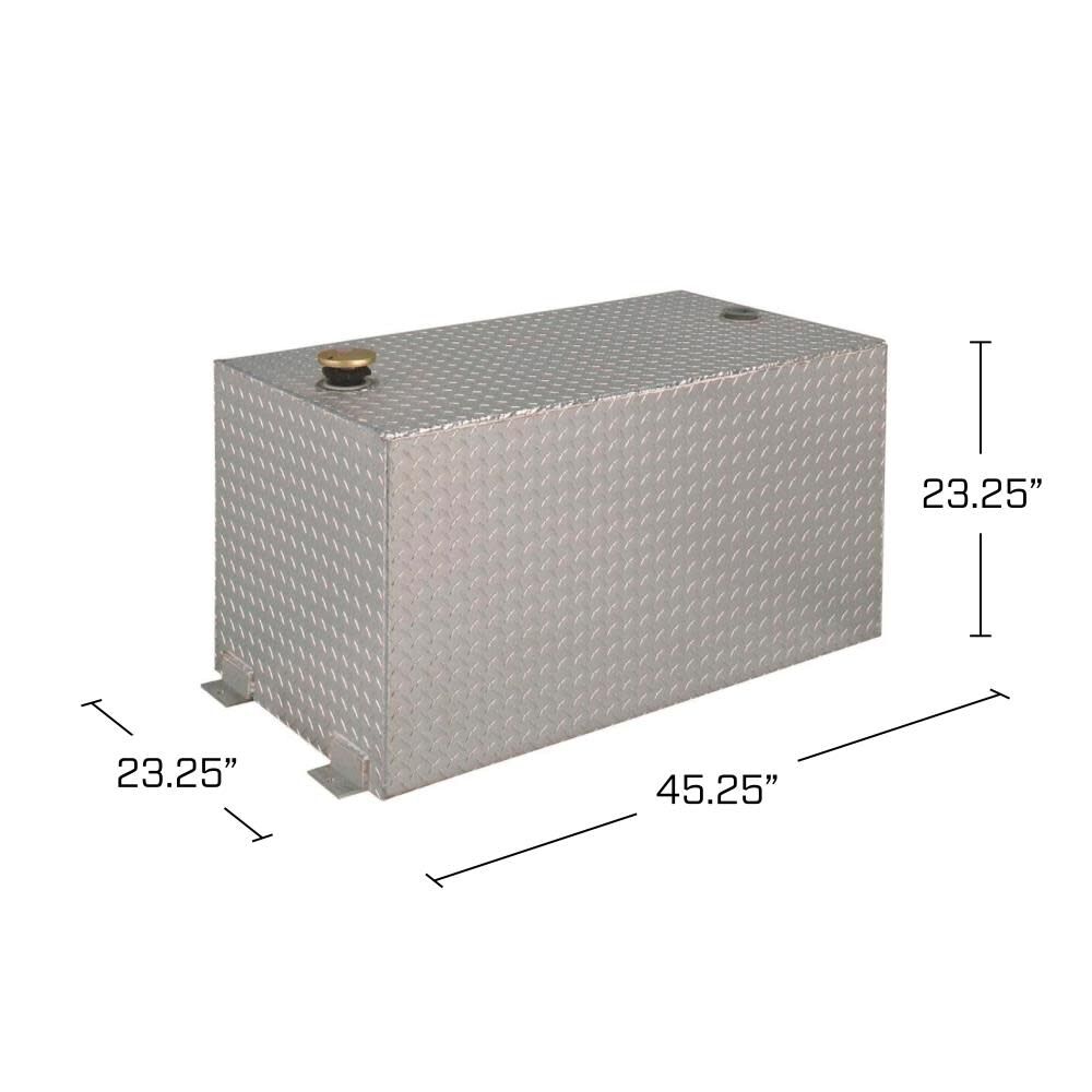 Crescent JOBOX Aluminum Transfer Tank 100 Gallon Rectangular