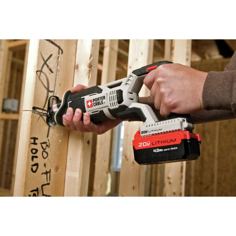 Porter Cable 20-volt Variable Speed Cordless Reciprocating Saw (Bare Tool), large image number 6
