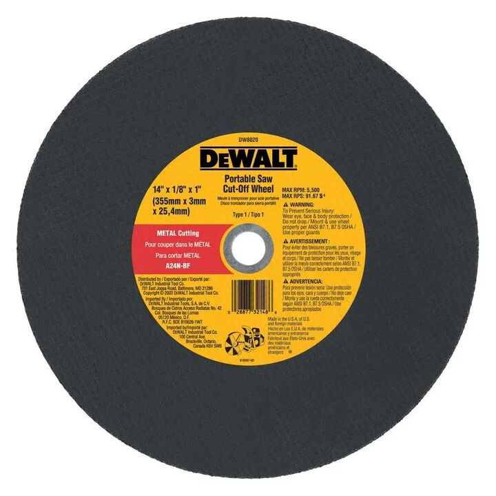 DEWALT 14-in x 1/8-in x 20 mm Metal Cutting Blade