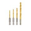Milwaukee SHOCKWAVE Red Helix Drill Bits 4pc, small image number 1